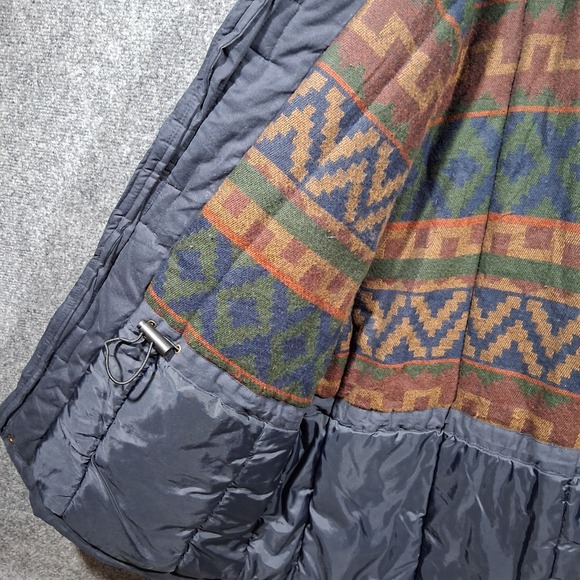 Vintage Haband's Stag Hill Men's Large Navy Blue Jacket "Missing the hood" - Picture 14 of 15